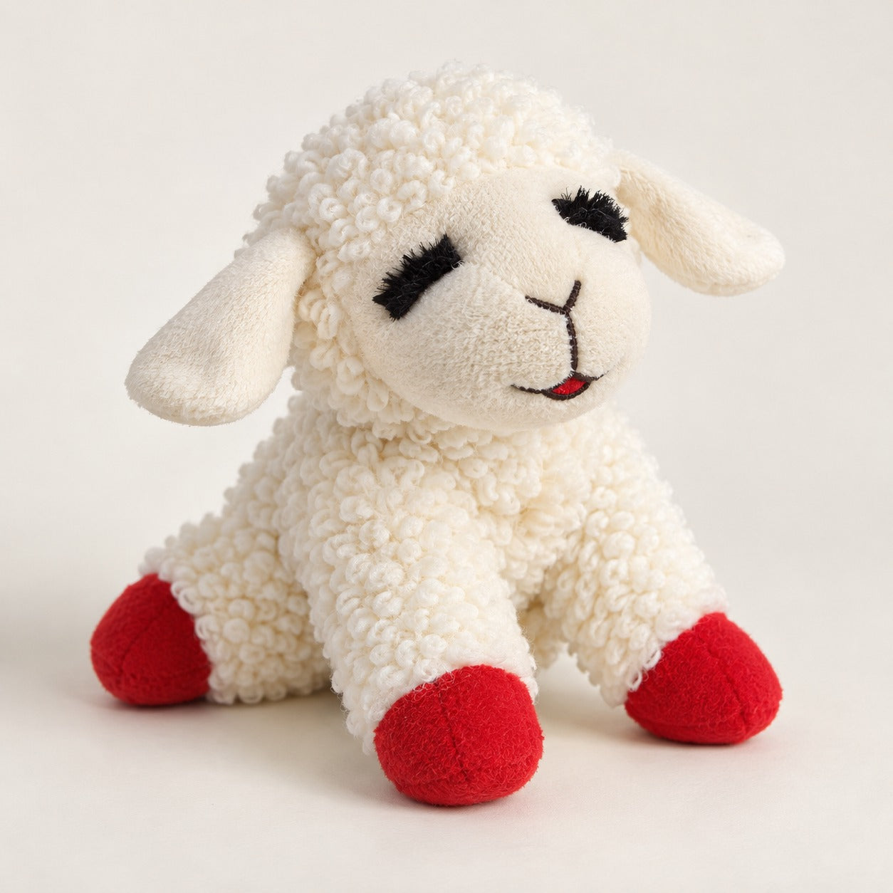 JA Little Lamb Squeaky Plush Dog Toy