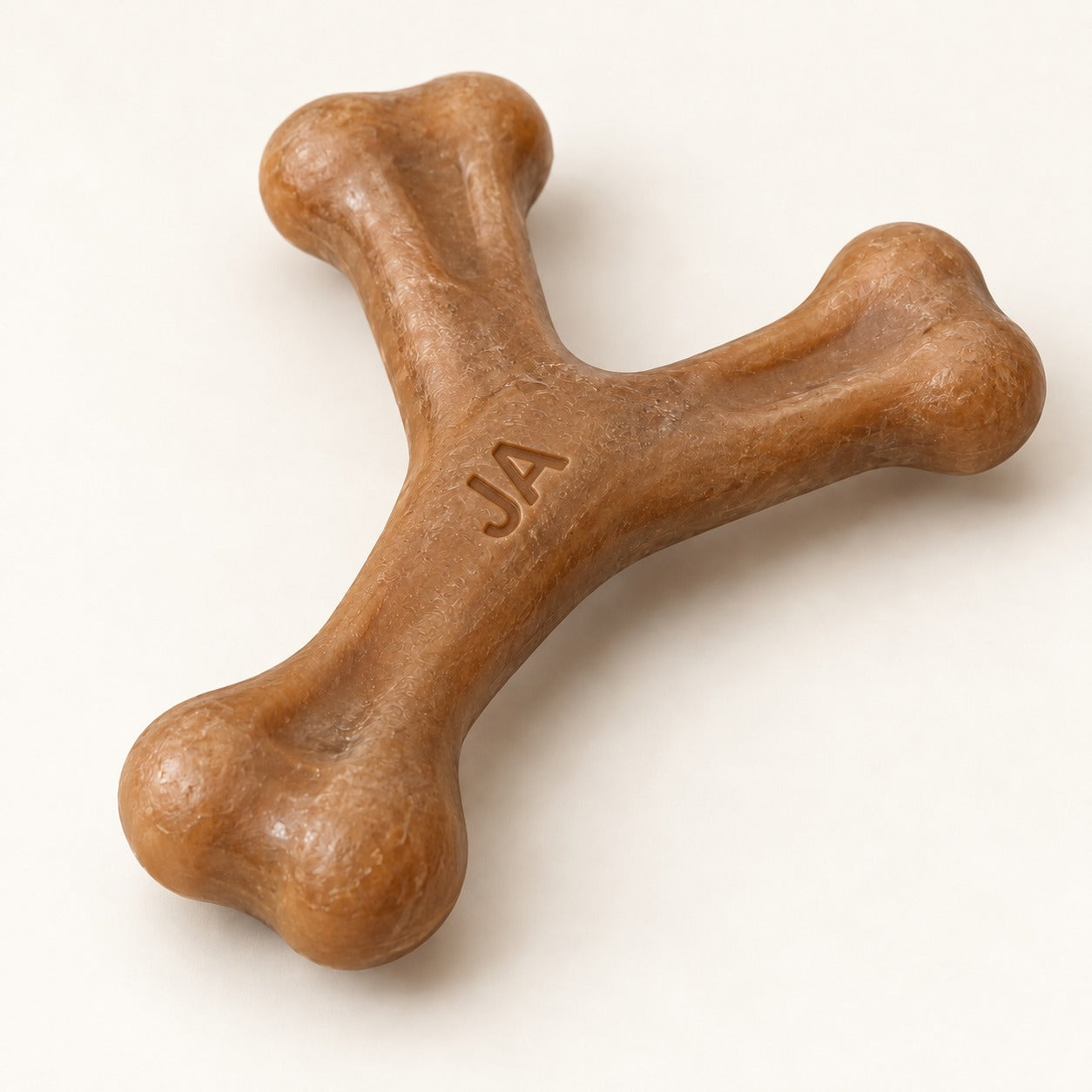 JA Bacon Flavor Wishbone Chew Toy