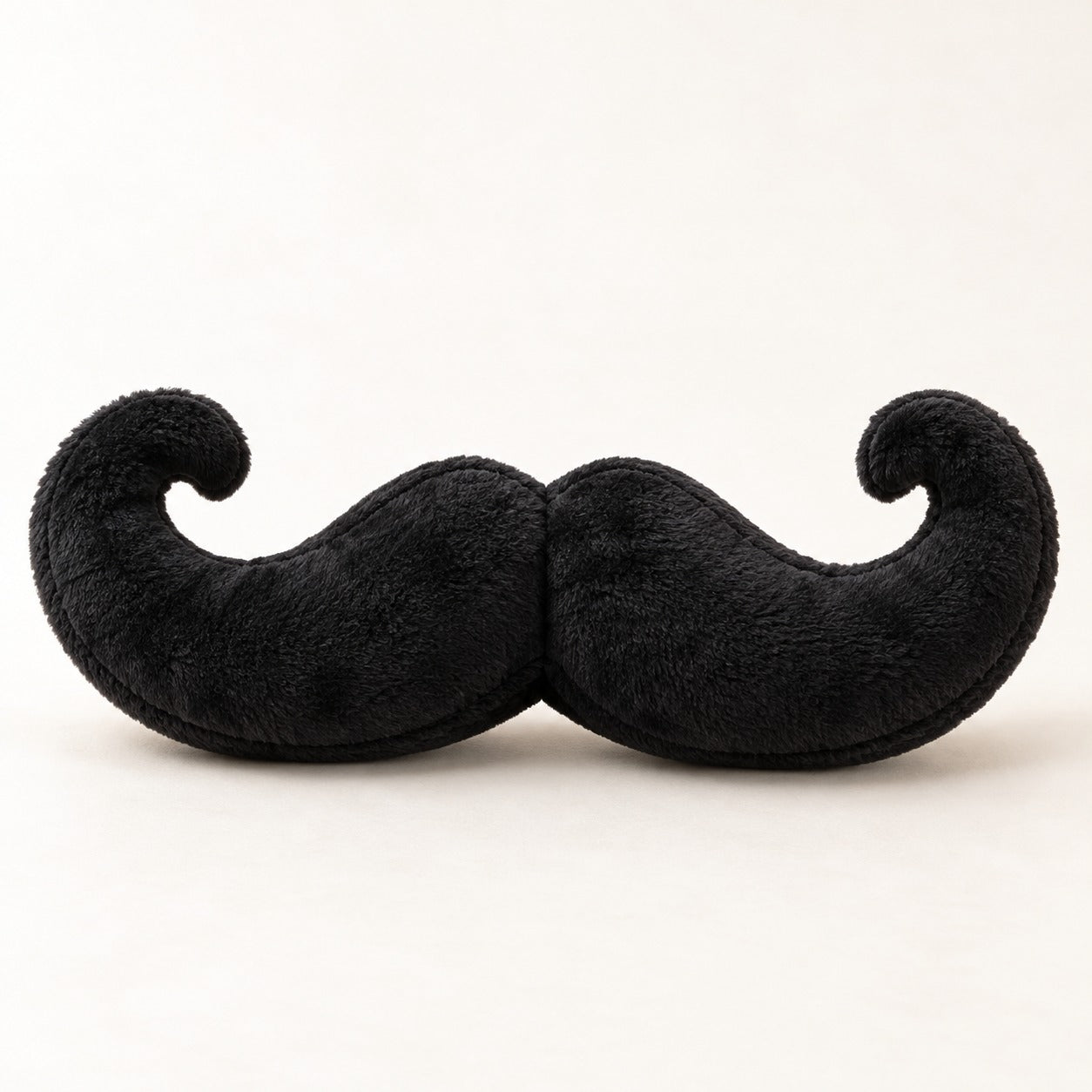 JA Mustache Squeaky Plush Dog Toy