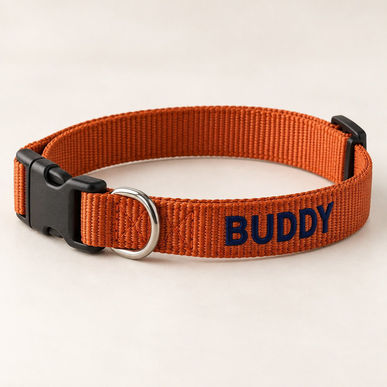 JA Personalized Nylon Dog Collar
